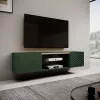 Mueble RTV EF ONDA 180.5x40xH58.39 verde (de pie o montado en pared)