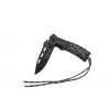 Cuchillo de supervivencia AZYMUT Survival Fire Starter — cuchillo de camping de hoja fija con pedernal integrado