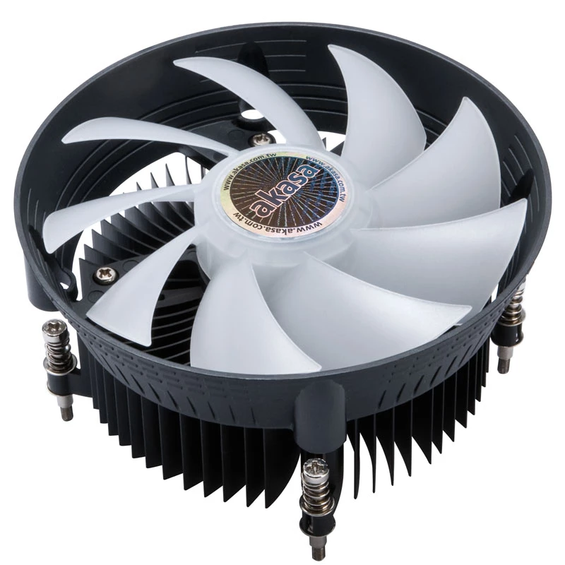 Ventilador de CPU Akasa Vegas Chroma LG 12 cm negro 1 ud.
