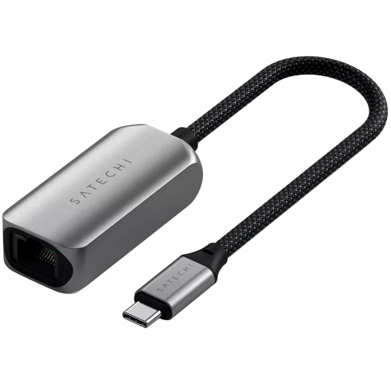 Adaptador USB-C Satechi (1x conector macho USB-C 1x Gigabit LAN (1/2,5 Gbit/s)) ST-AE25M