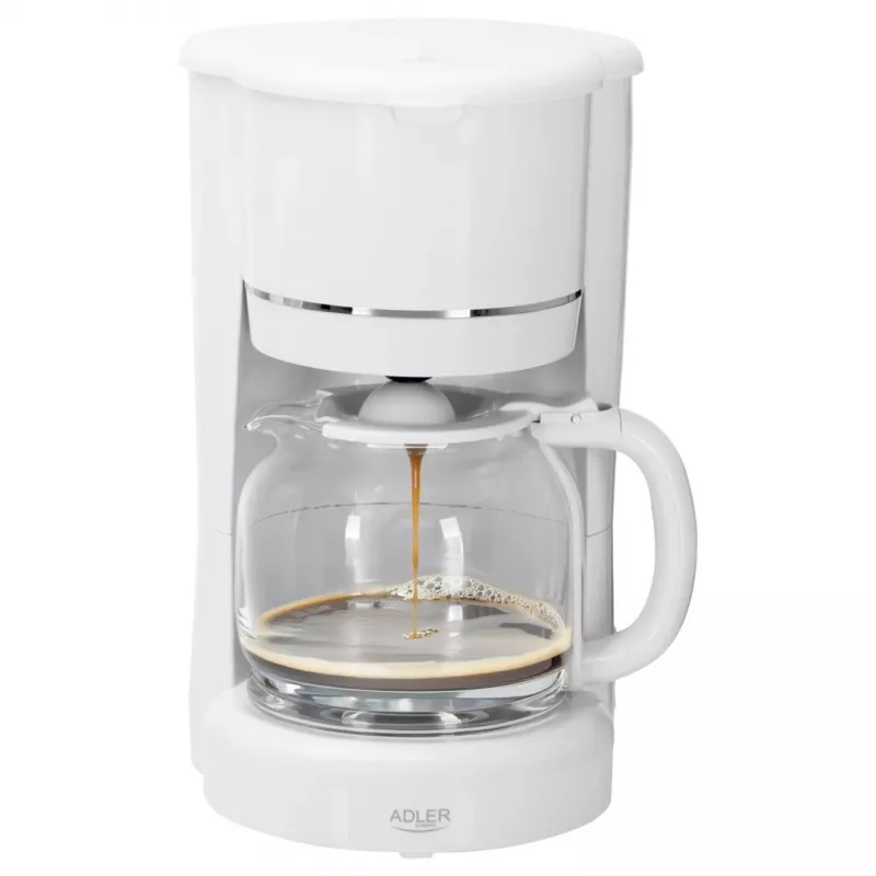 Cafetera de filtro Adler AD 4383w para café molido 1,5 L blanca