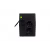 Sistema de alimentación ininterrumpida DIGITUS Line-Interactive DN-170064-B 800 VA (480 W), AVR, LCD, torre, 2 salidas AC, tipo F