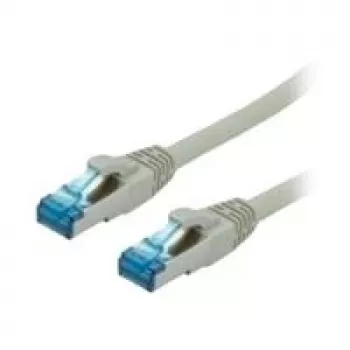 VALUE - Cable de parcheo - RJ-45 (M) - RJ-45 (M) - 1 m - UTP - CAT 6a - prensado - Gris (21.99.0871)