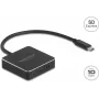 Lector de tarjetas DELOCK 91019 USB 3.1 (Gen 2) Type-C — SD / SDHC / SDXC, 10 Gbit/s, negro