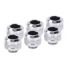 Kit de racores Alphacool 17474 — conectores de latón cromado, Ø 22 mm, altura 20 mm
