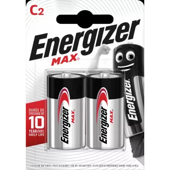 Pila desechable Energizer C 1,5 V alcalina pack de 2 E301533200