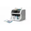 Safescan 2850 contador de billetes con detección de falsos (UV, magnético, tamaño), 1500 billetes/min, pantalla táctil, blanco