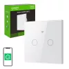 Interruptor de luz táctil inteligente WLAN Gosund SLS2 (modelo SW12) — control táctil, conectividad WLAN, cableado N/doble opcional