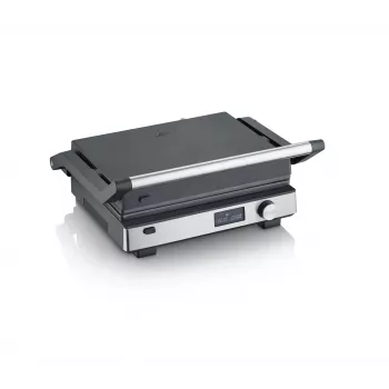 Parrilla de contacto Severin KG 2380 Negro Plata 2000W Acero inoxidable