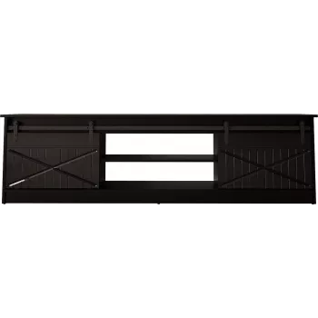 Mueble RTV GRANERO 200x56.7x35 negro/negro brillante