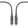Cable de vídeo híbrido USB-C TB AKTBXIACCOP500B 4K, 5 m de longitud