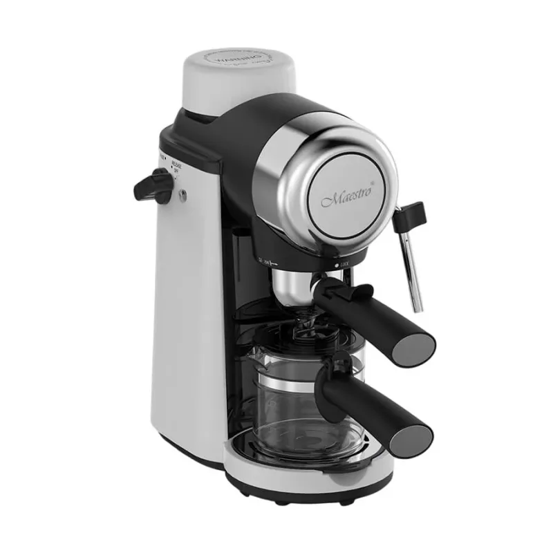Maestro MR-410 cafetera espresso con espumador de leche, 800 W, 3,5 bar, depósito de agua de 240 ml