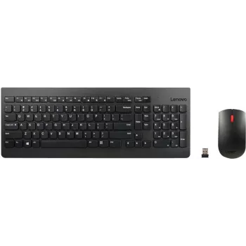 Lenovo 4X30M39472 teclado ratón incluido RF Wireless alemán negro