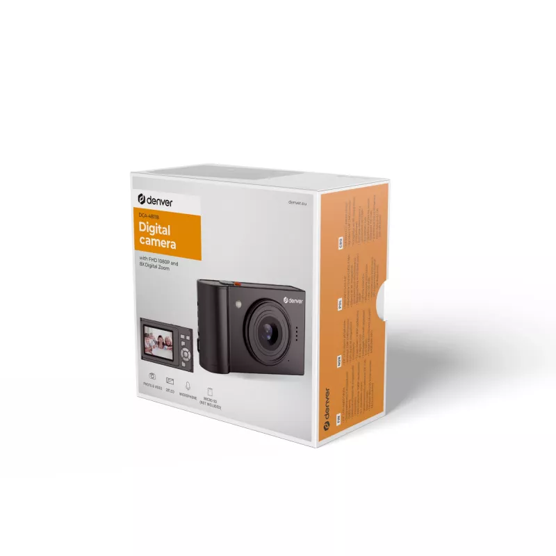 Cámara digital Denver DCA-4811B sensor CMOS de 5 megapíxeles negro