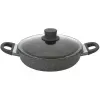 Sartén de servir Ballarini 75002-973-0 redonda gris 28 cm