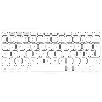 Logitech Keys-To-Go 2 teclado inalámbrico para iPad, iPhone, Mac y Apple TV, distribución alemana, gris claro