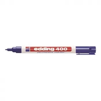 Rotulador permanente Edding 400 azul