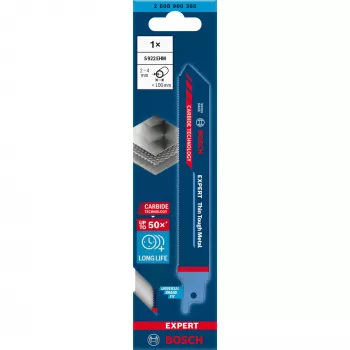 Bosch 2 608 900 360 hoja de sierra de calar/rodillo/sable hoja de sierra sable metal duro 1 ud.