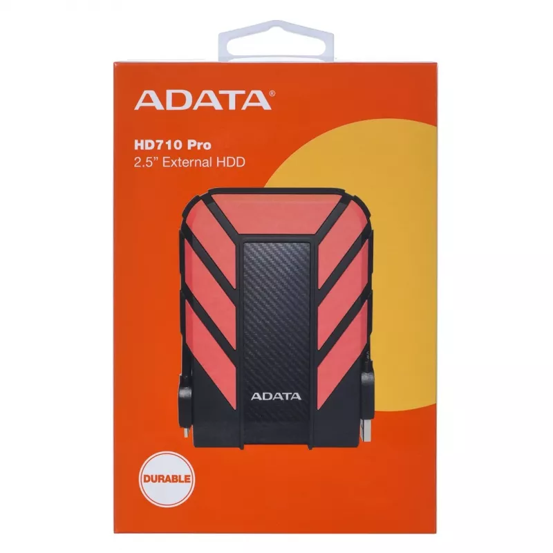 Disco duro externo ADATA HD710 Pro 1 TB 2,5 pulgadas USB 3.2 Gen 1 (3.1 Gen 1) Negro, Rojo