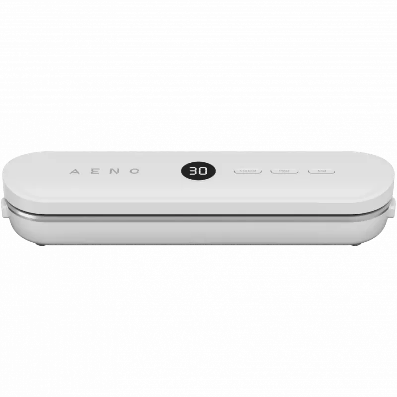 Envasadora al vacío, blanca, pantalla LED, 80 W, -65 kPa (±5 kPa)