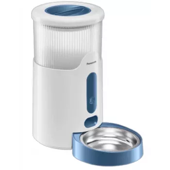 Comedero y bebedero para perros/gatos Panasonic CP-JNF01CW plástico, acero inoxidable blanco universal comedero automático para mascotas