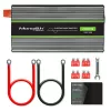 Qoltec Monolith 51934 inversor de corriente para coche, 2000 W, negro