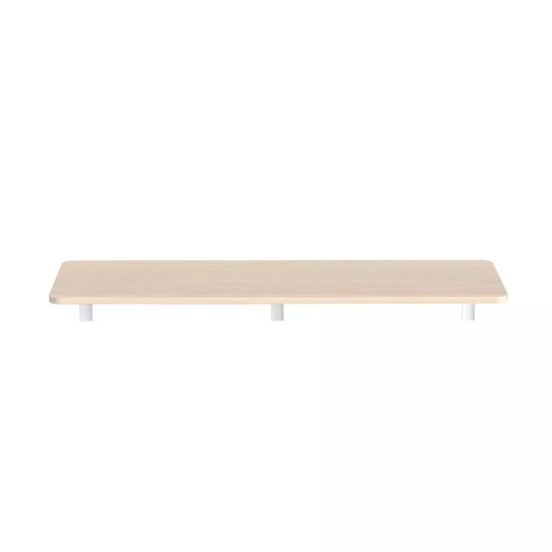 Maclean MC-128WD estante plegable de pared, 100×40 cm, acabado de madera