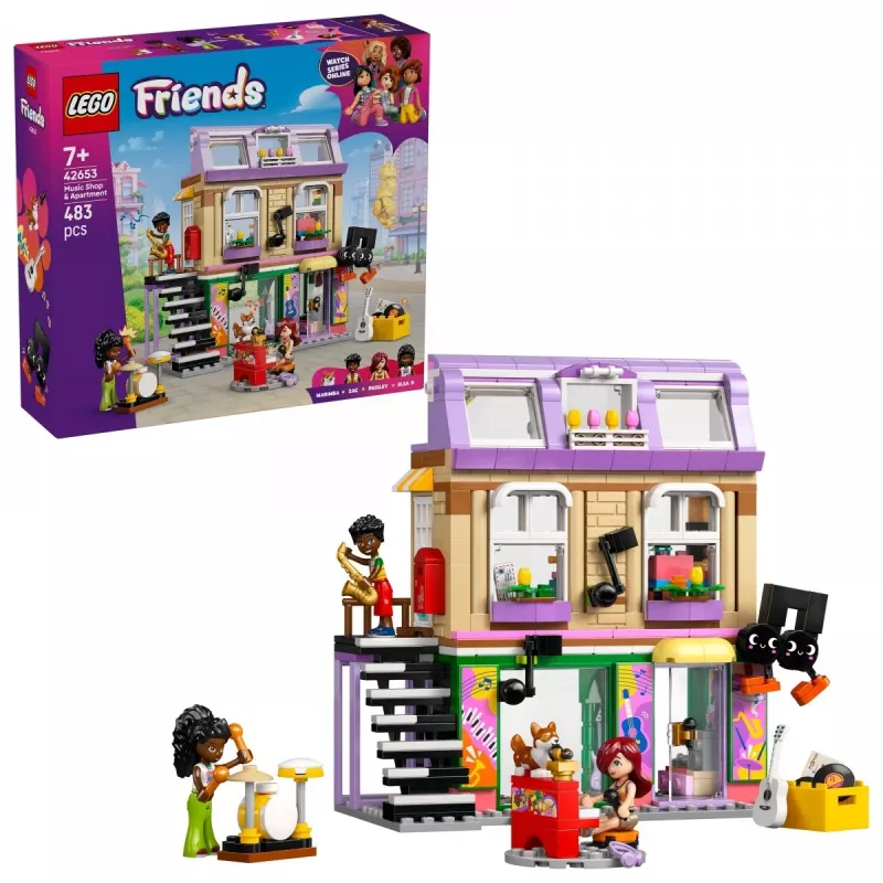 LEGO FRIENDS 42653 Tienda de música y piso
