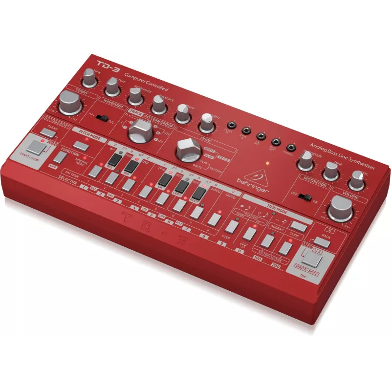 Sintetizador analógico Behringer TD-3-RD Rojo 9V DC