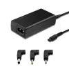 Fuente de alimentación Qoltec 52415 compatible con Samsung Sony 65 W | 3 conectores | +cable de alimentación