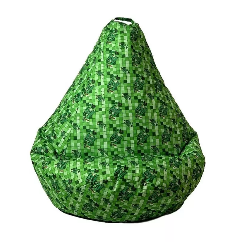 Puf saco Sako estampado pera Minecraft XL 130 x 90 cm