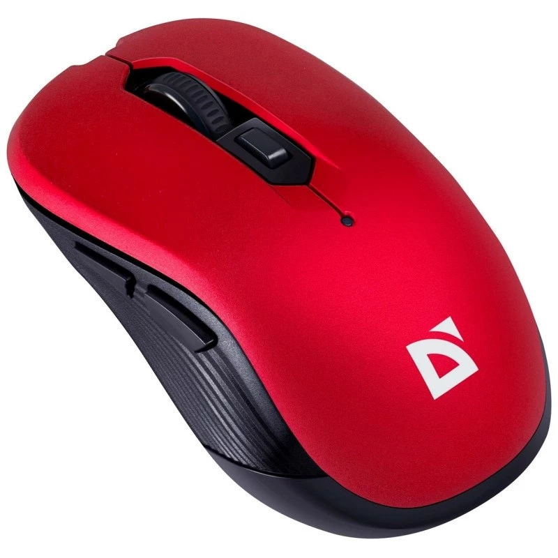 Ratón inalámbrico RF silencioso DEFENDER Gassa MM-105 — Ambidiestro, 1600 DPI, 2,4 GHz, receptor nano USB