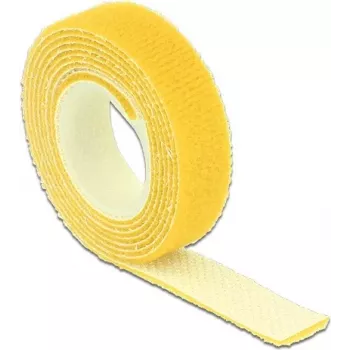 Cierre de velcro DeLOCK 18733 amarillo 1 unidad
