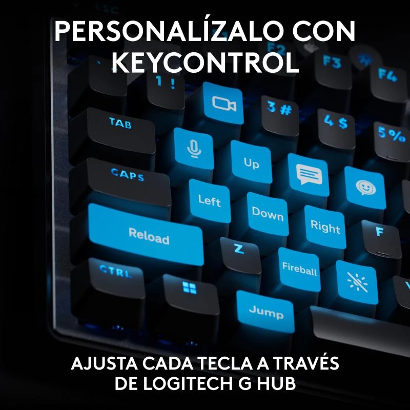 Teclado Logitech G PRO X TKL RAPID gaming USB QWERTY negro
