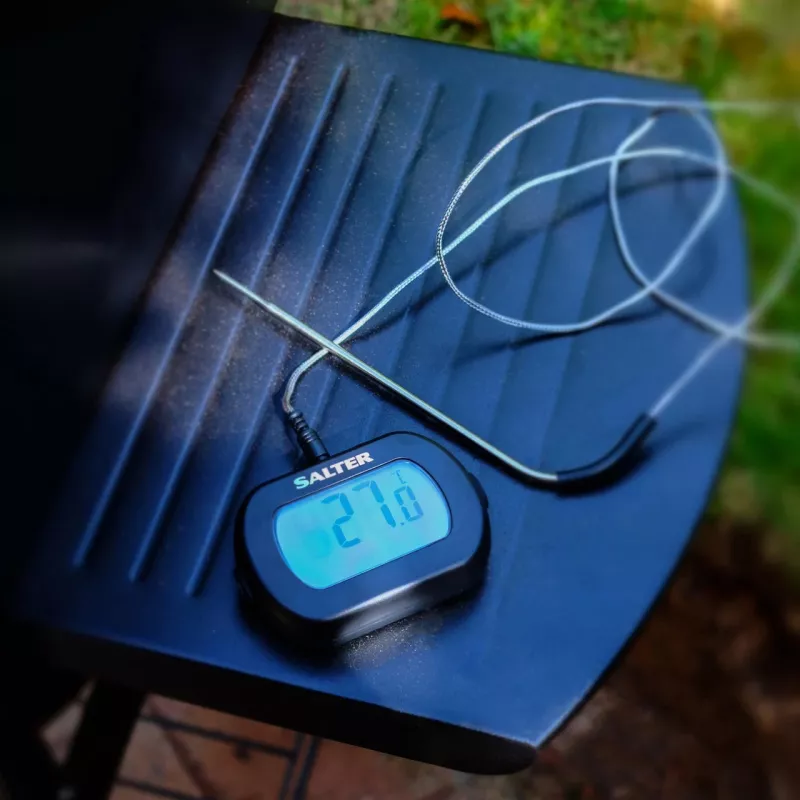 Termómetro digital de lectura instantánea Salter 515 BKCR, impermeable, para alimentos