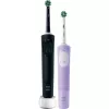Oral-B Vitality Pro D103 Duo, cepillo de dientes eléctrico negro/lila, Black/Lilac Violet, incl. 2. mango