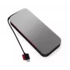 Batería externa para portátil Lenovo Go USB-C (20.000 mAh), ion-litio, negro-gris, USB Type-A y Type-C