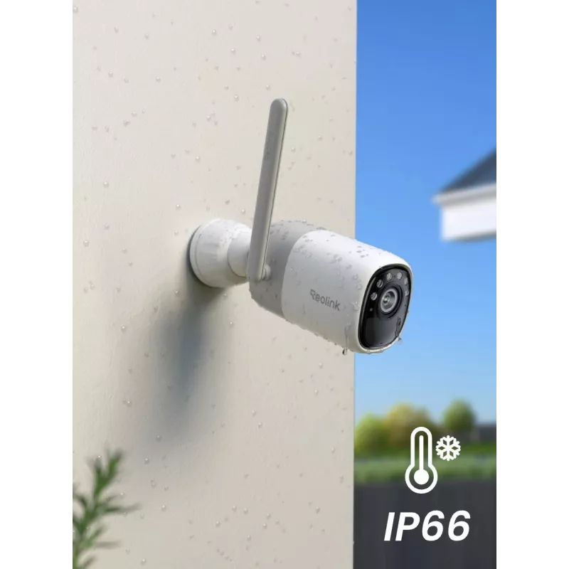 Cámara exterior tipo bala Reolink Altas-Serie G650 con Panel solar 3 – 4 MP, 4 mm, IP66, H.264/H.265, Micro SD hasta 512 GB