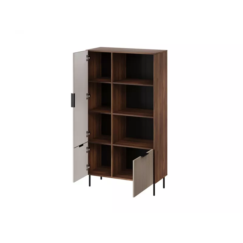 Estantería Cama Meble ALMERA Cama 4, nogal/cashmere, 90×42×165 cm