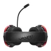 Auriculares gaming inalámbricos QCY Heroad VN200 (negro-rojo) — circumaurales, micrófono, Bluetooth
