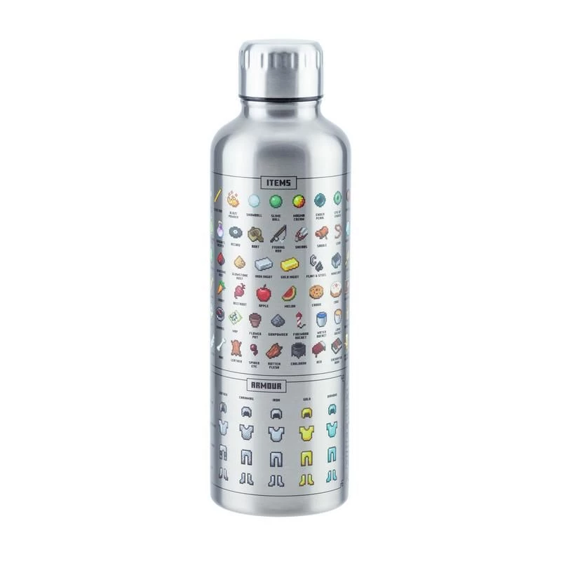 Botella de agua metálica Paladone Minecraft