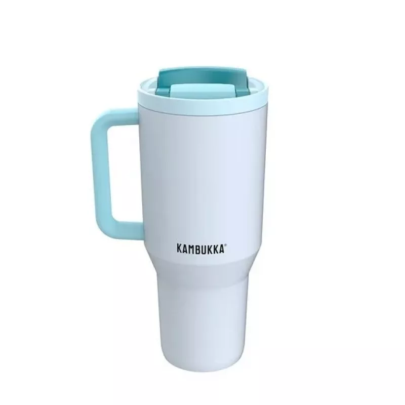 Vaso térmico con pajita telescópica Kambukka Rio Tumbler 950ml Frosty Coconut