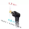 Fuente de alimentación para portátil Akyga AK-ND-08 para HP, 90 W, 19 V / 4,74 A, 4,8 x 1,7 mm