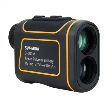 Medidor de distancias láser SNDWAY SW-600A — rango de medición 600 m, precisión de medición indicada