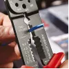 Knipex 97 21 215 B herramienta de crimpar negro, azul, rojo