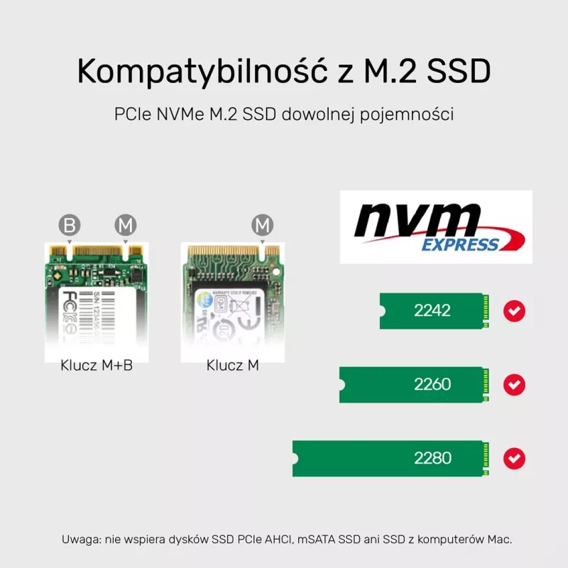Carcasa SSD Unitek S1206A para 2 unidades M.2 NVMe PCIe Gen3 x4, USB 3.2 Gen 2 (10 Gbit/s), aluminio, USB-C, incluye fuente de alimentación