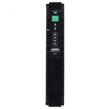 Fuente de alimentación MPL Power RouterUPS-30-PoE 30 W para interiores, 100–240 V, negro, 160×105×28 mm