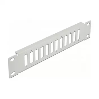Panel de parcheo de fibra óptica DeLOCK 10