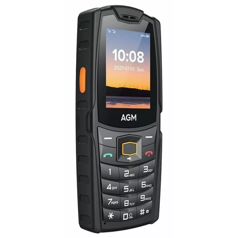 AGM M6 4G teléfono móvil resistente para exteriores con teclas (formato bar), IP68/IP69K, MIL-STD-810H, sin fuente de alimentación