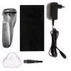 Afeitadora rotativa Camry Premium CR 2925 para hombre con recortadora, gris